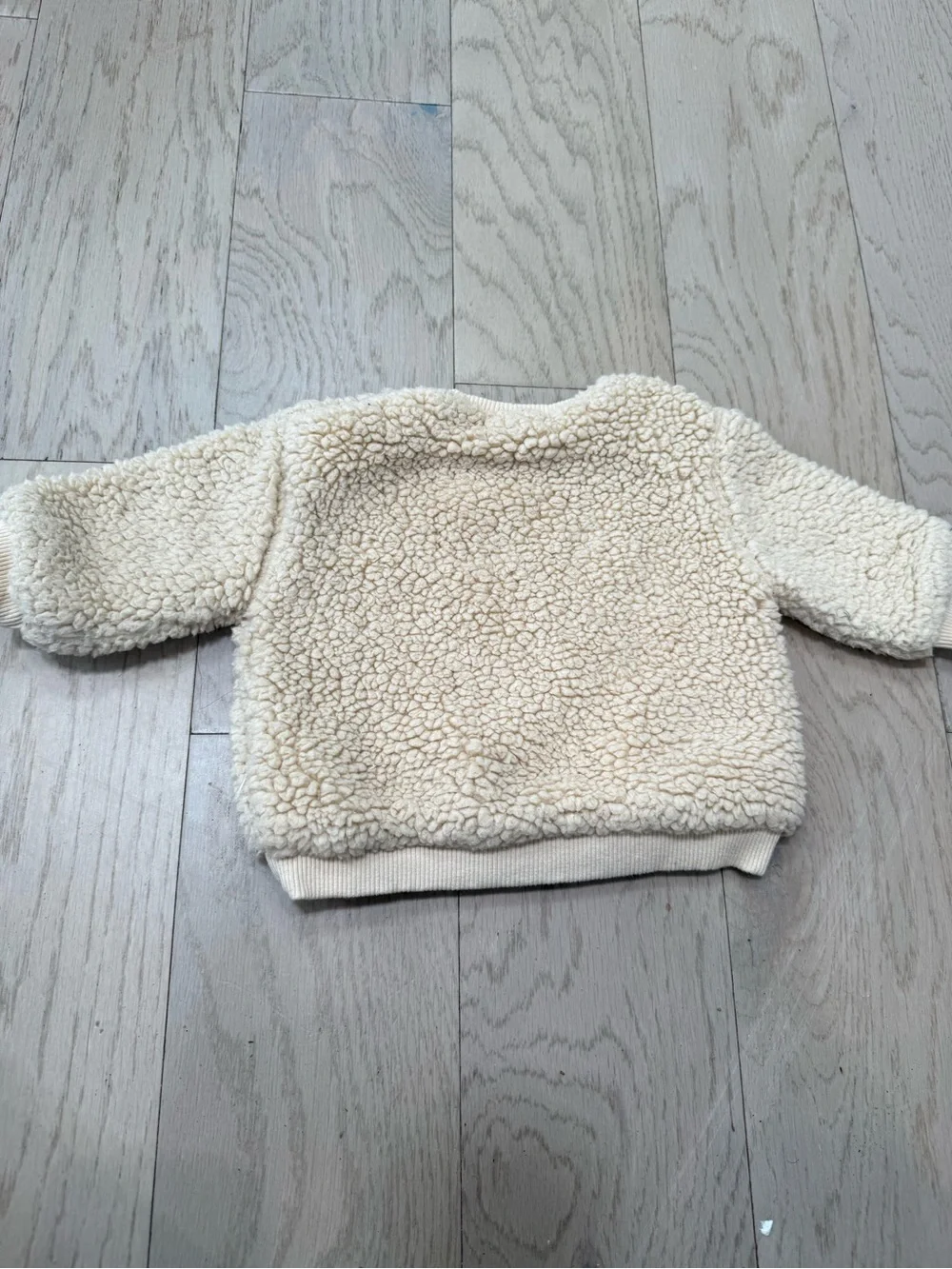 Zara Kids Three-Piece Cozy Sweater Set - Cream & Brown (2 sweaters, 1 pants)